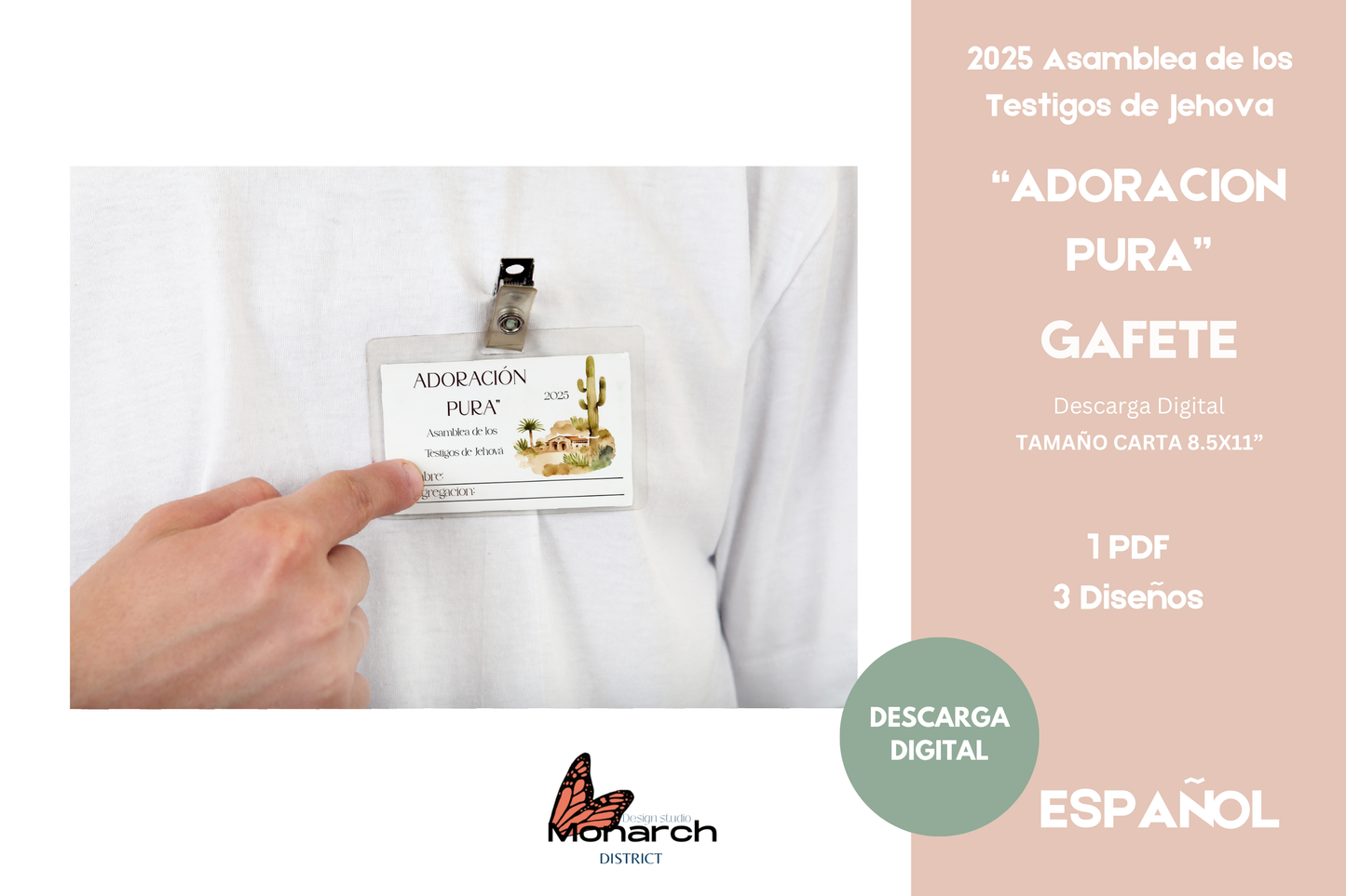 DIGITAL | ESPAÑOL Gafete/Solapa Asamblea ADORACIÓN PURA. Versión 1