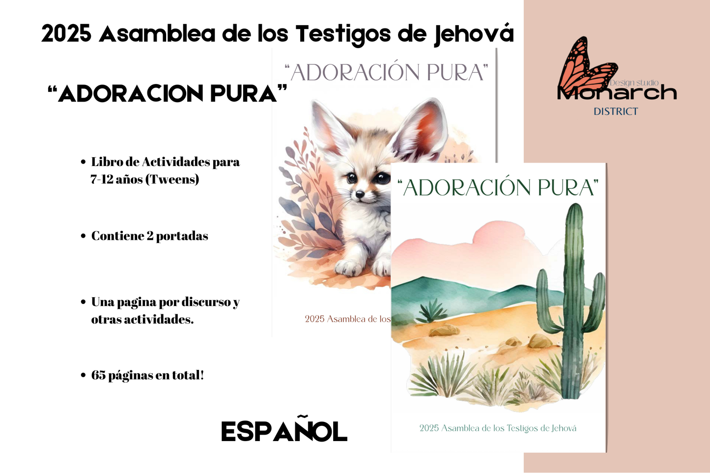 DIGITAL  | ESPAÑOL Libro Asamblea ADORACION PURA para 7-12 años.