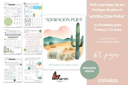 DIGITAL  | ESPAÑOL Libro Asamblea ADORACION PURA para 7-12 años.