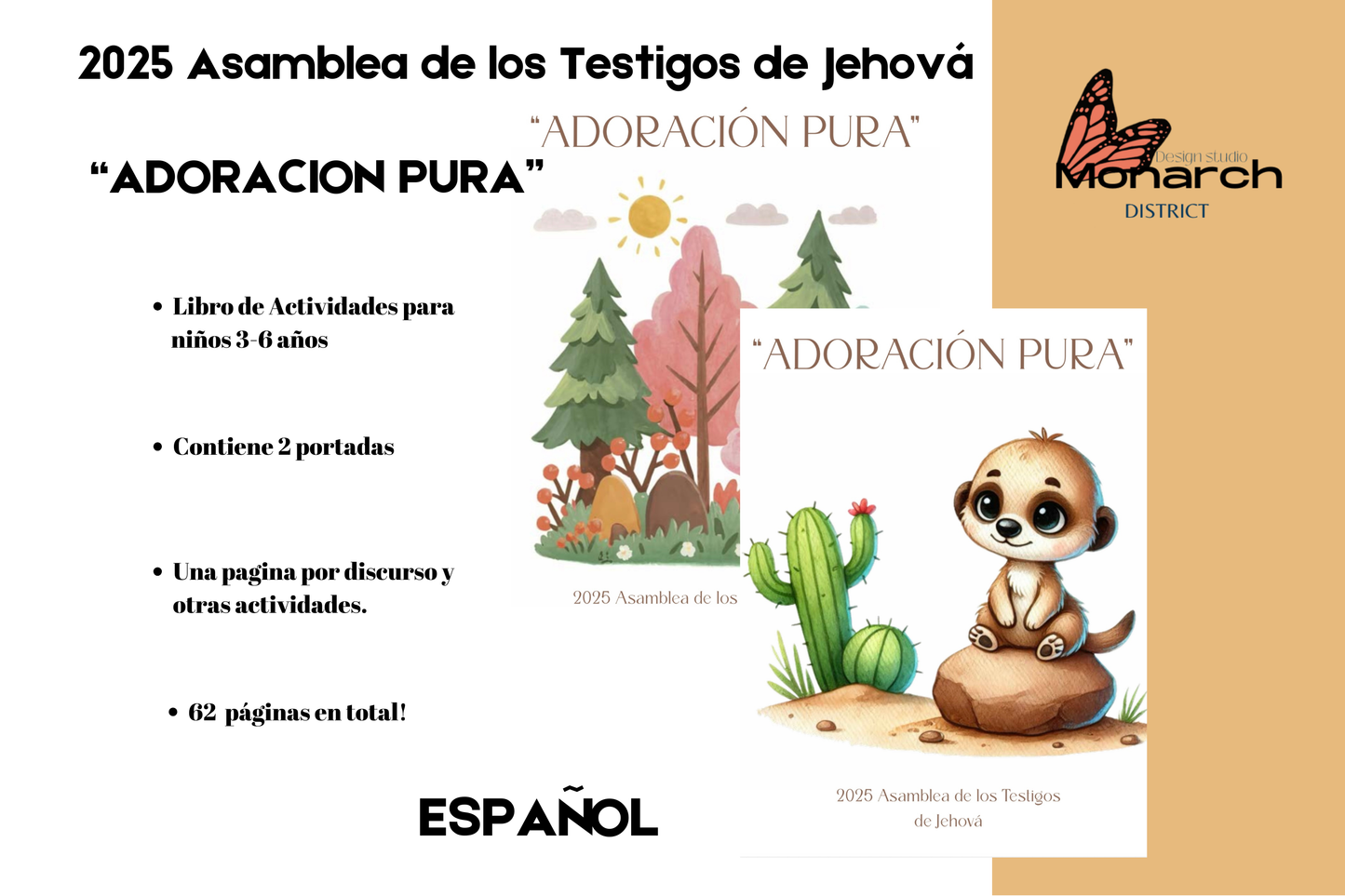 DIGITAL  | ESPAÑOL Libro Asamblea ADORACION PURA para 3-6 años.