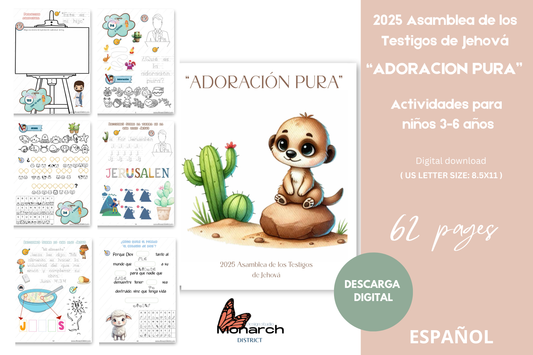 DIGITAL  | ESPAÑOL Libro Asamblea ADORACION PURA para 3-6 años.