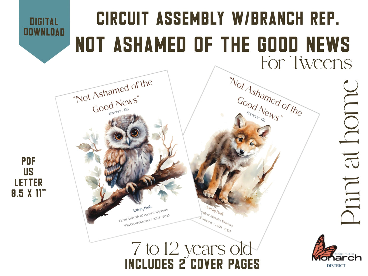 DIGITAL | ENGLISH Notebook Circuit Assembly for tweens 7-12 YO. NOT ASHAMED OF THE GOOD NEWS