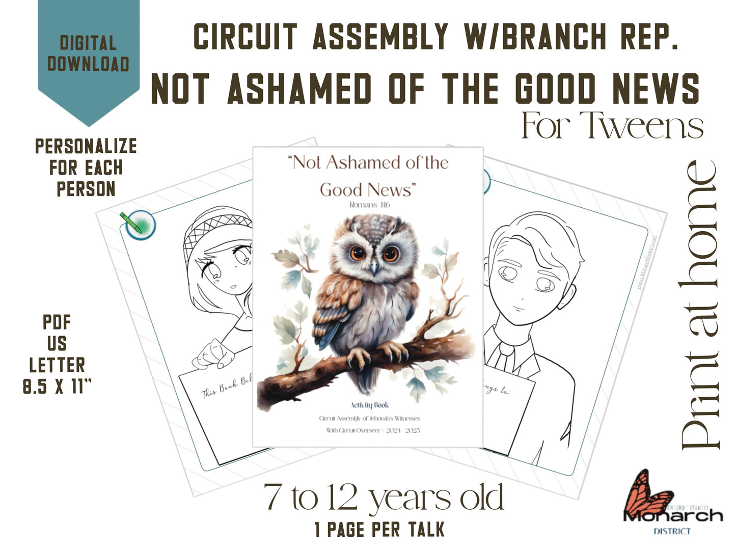 DIGITAL | ENGLISH Notebook Circuit Assembly for tweens 7-12 YO. NOT ASHAMED OF THE GOOD NEWS