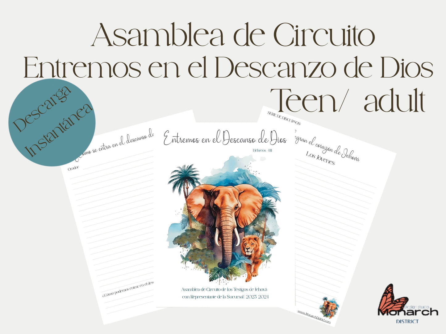 DIGITAL Notas Adolescente y adulto para la Asamblea de circuito “Entremos en el descanso de Dios” ESPAÑOL