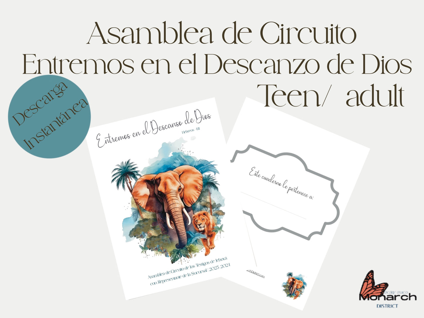 DIGITAL Notas Adolescente y adulto para la Asamblea de circuito “Entremos en el descanso de Dios” ESPAÑOL