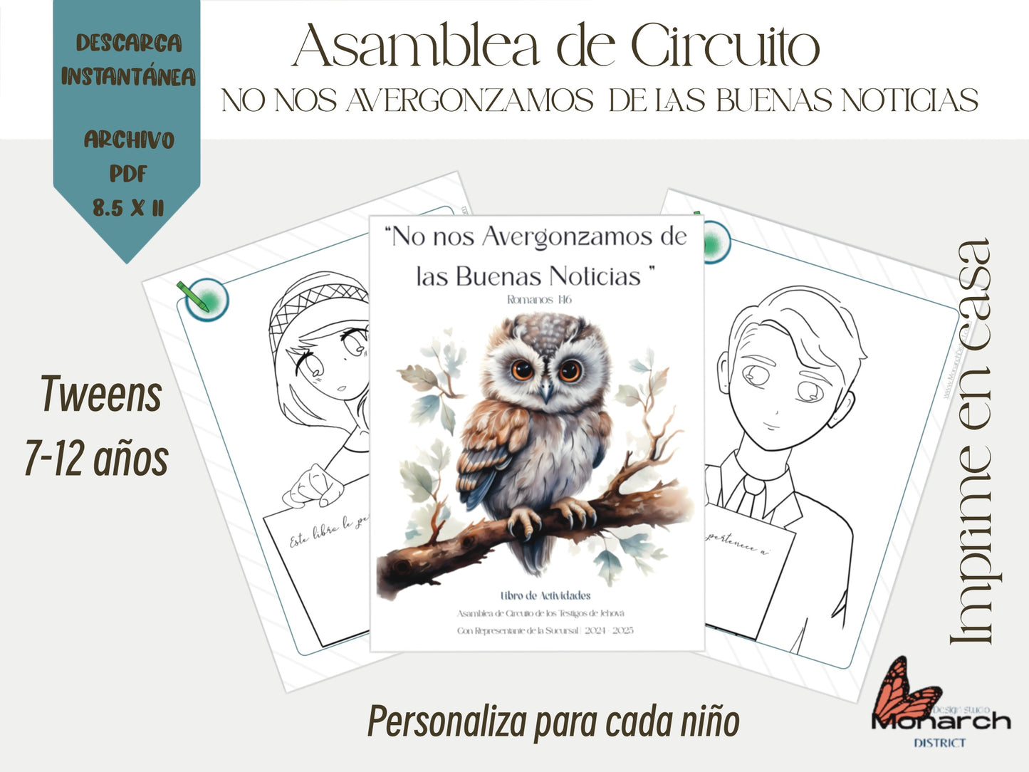 DIGITAL  | ESPAÑOL Libro Asamblea de circuito para 7-12 años. NO NOS AVERGONZAMOS DE LAS BUENAS NOTICIAS