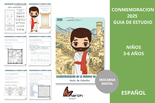 ESPAÑOL |  DIGITAL Guía de Estudio para la Conmemoración 2025 JW Niños  3-6 años.