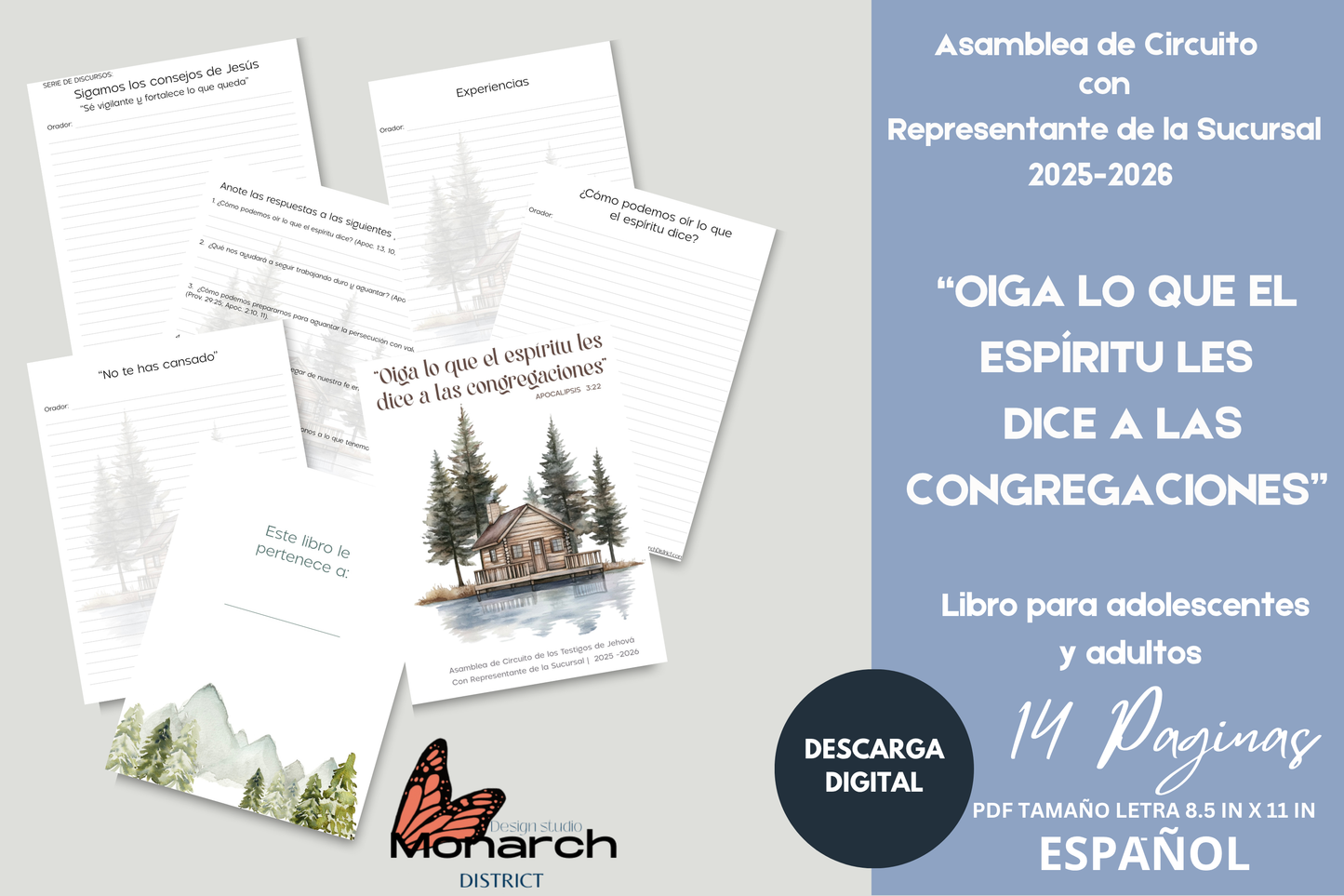DIGITAL | ESPAÑOL Notas. Cuaderno para la asamblea de circuito 2025-2026 “Oigan lo que el espíritu les dice a las congregaciones” for adolescentes y adultos v2