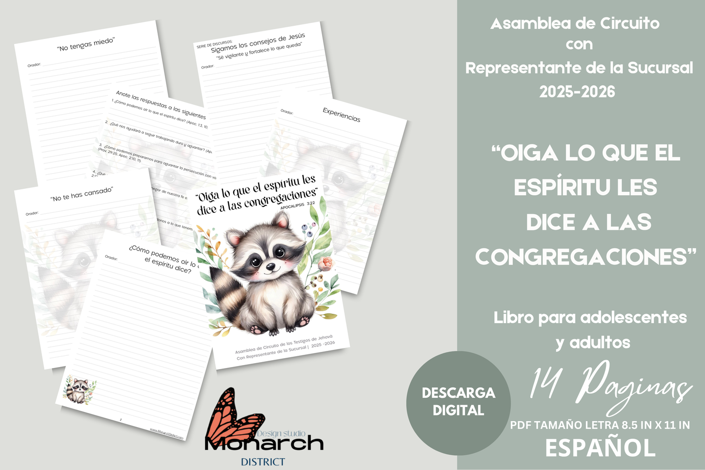 DIGITAL | ESPAÑOL Notas. Cuaderno para la asamblea de circuito 2025-2026 “Oigan lo que el espíritu les dice a las congregaciones” for adolescentes y adultos v1