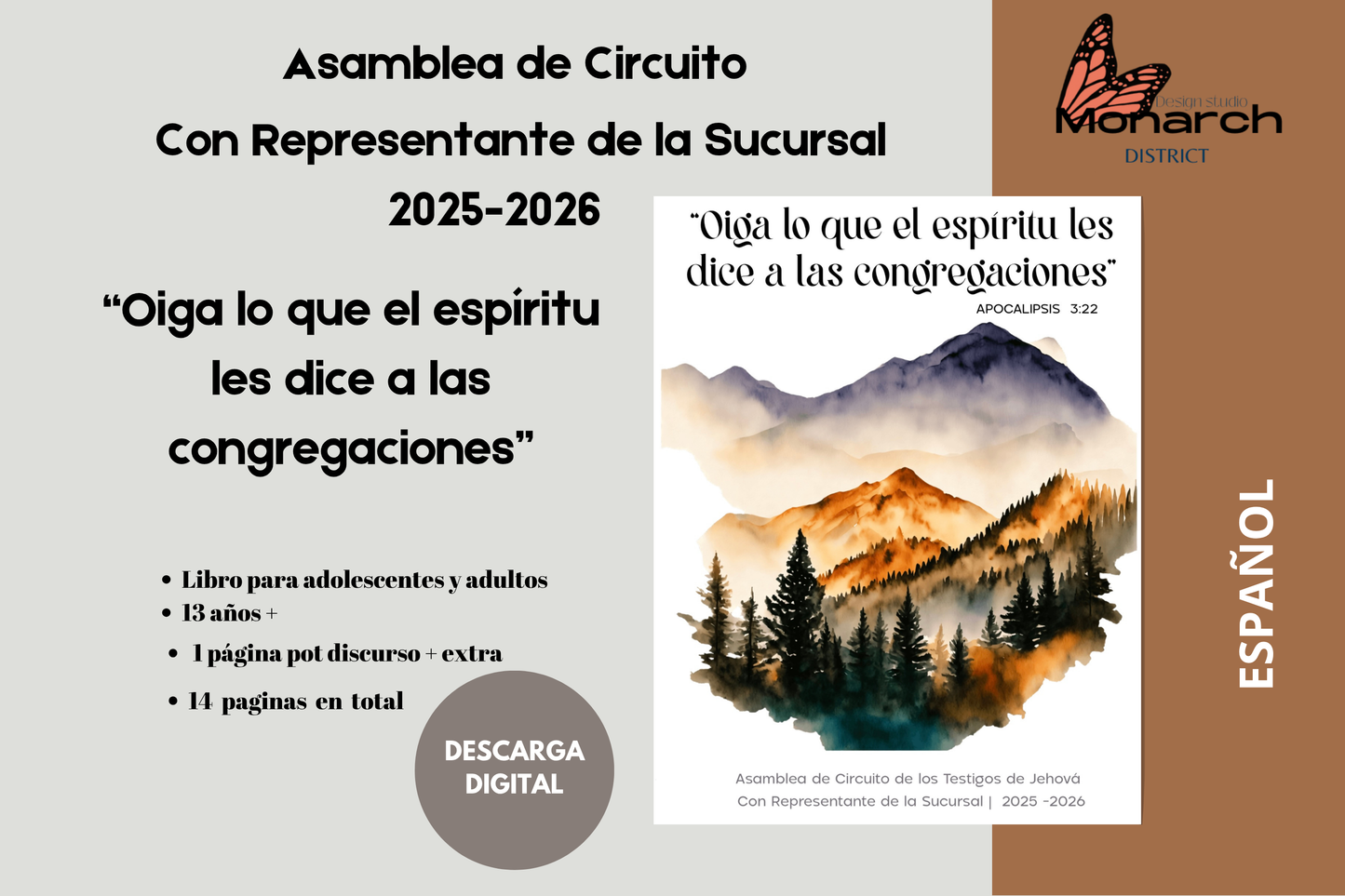 DIGITAL | ESPAÑOL Notas. Cuaderno para la asamblea de circuito 2025-2026 “Oigan lo que el espíritu les dice a las congregaciones” for adolescentes y adultos v3
