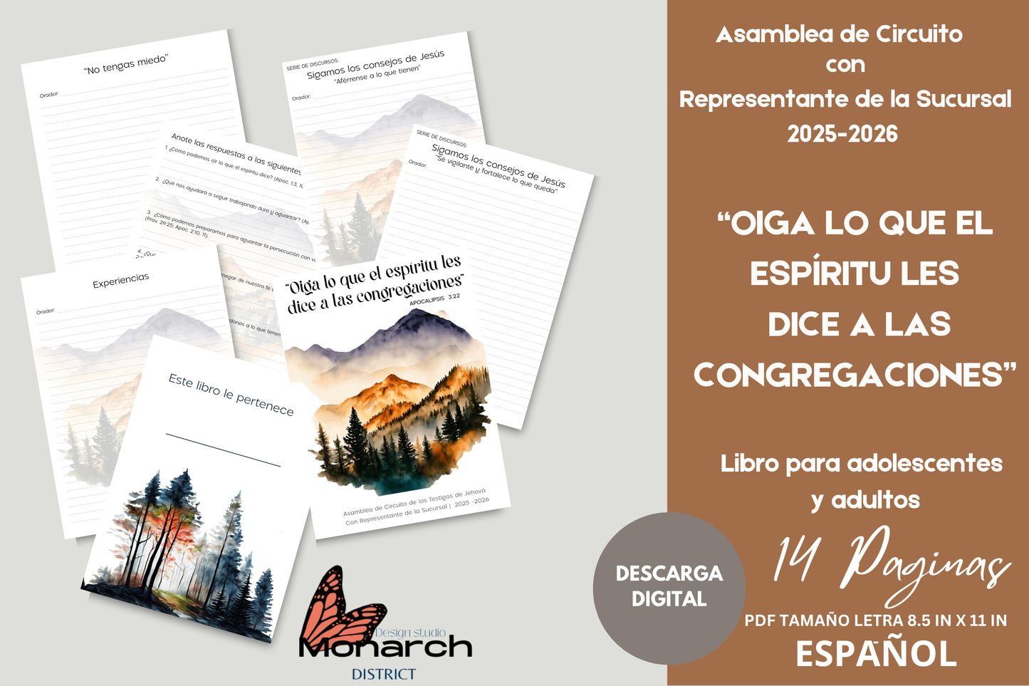 DIGITAL | ESPAÑOL Notas. Cuaderno para la asamblea de circuito 2025-2026 “Oigan lo que el espíritu les dice a las congregaciones” for adolescentes y adultos v3