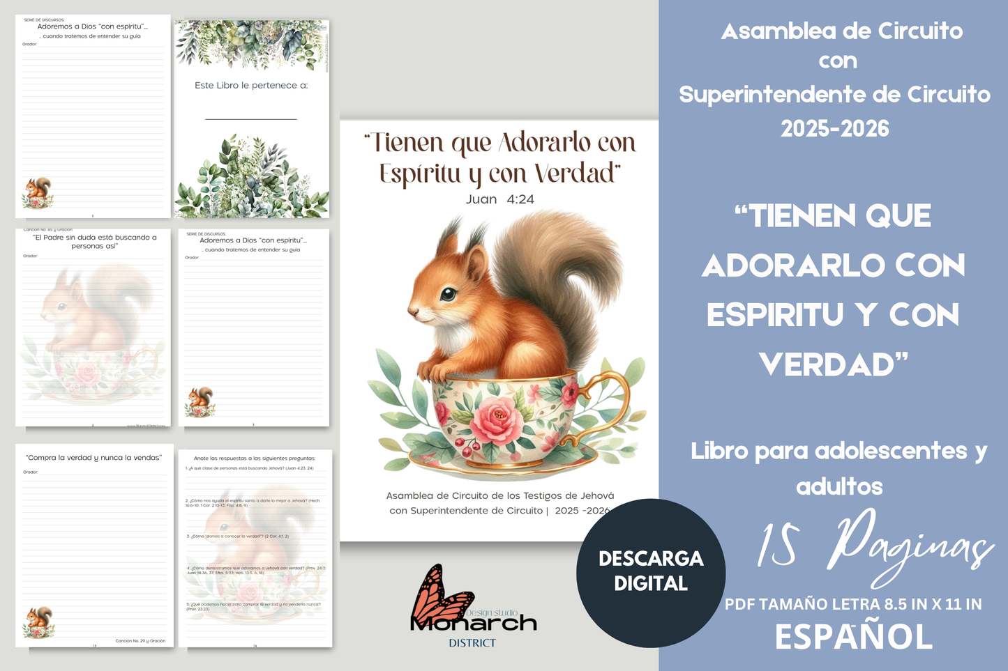 DIGITAL | ESPAÑOL Notas. Cuaderno para la asamblea de circuito 2025-2026 for adolescentes y adultos V2