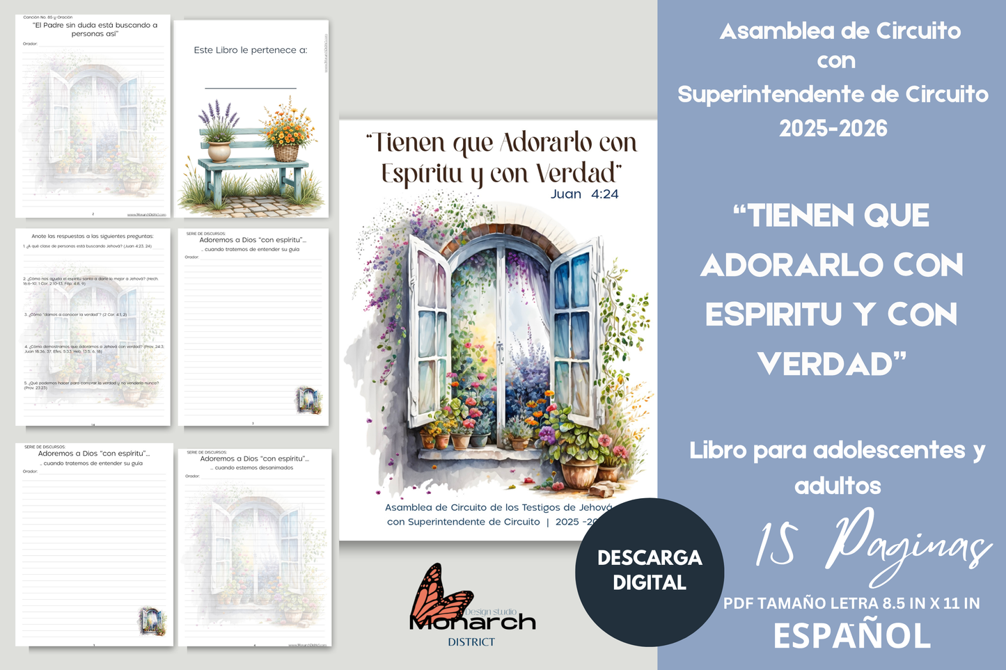 DIGITAL | ESPAÑOL Notas. Cuaderno para la asamblea de circuito 2025-2026 for adolescentes y adultos v1