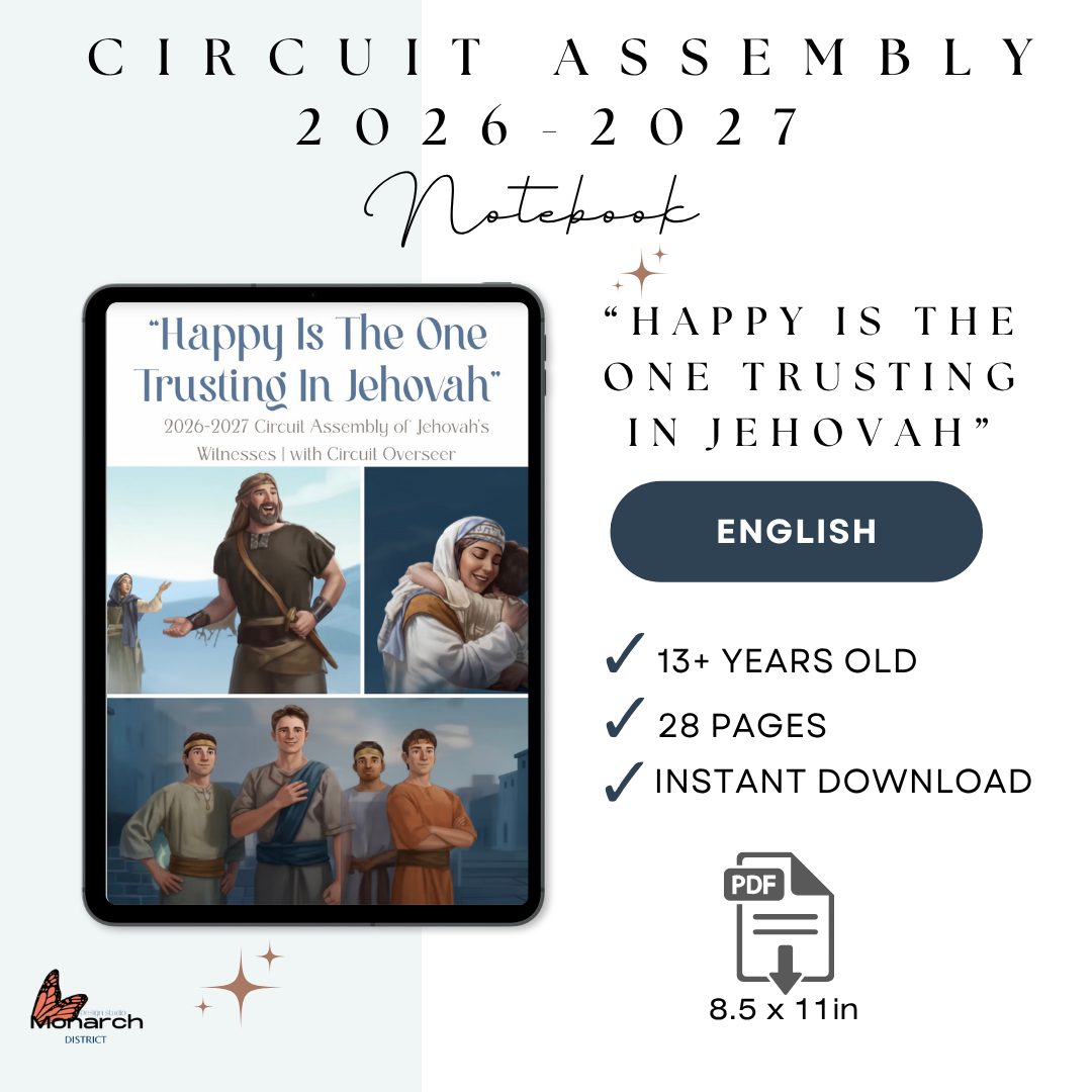 DIGITAL|ENGLISH Teens + Notebook for the Circuit Assembly “Happy is the one trusting in Jehovah” with Circuit overseer 2026-2027 V1