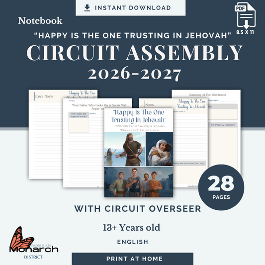 DIGITAL|ENGLISH Teens + Notebook for the Circuit Assembly “Happy is the one trusting in Jehovah” with Circuit overseer 2026-2027 V1