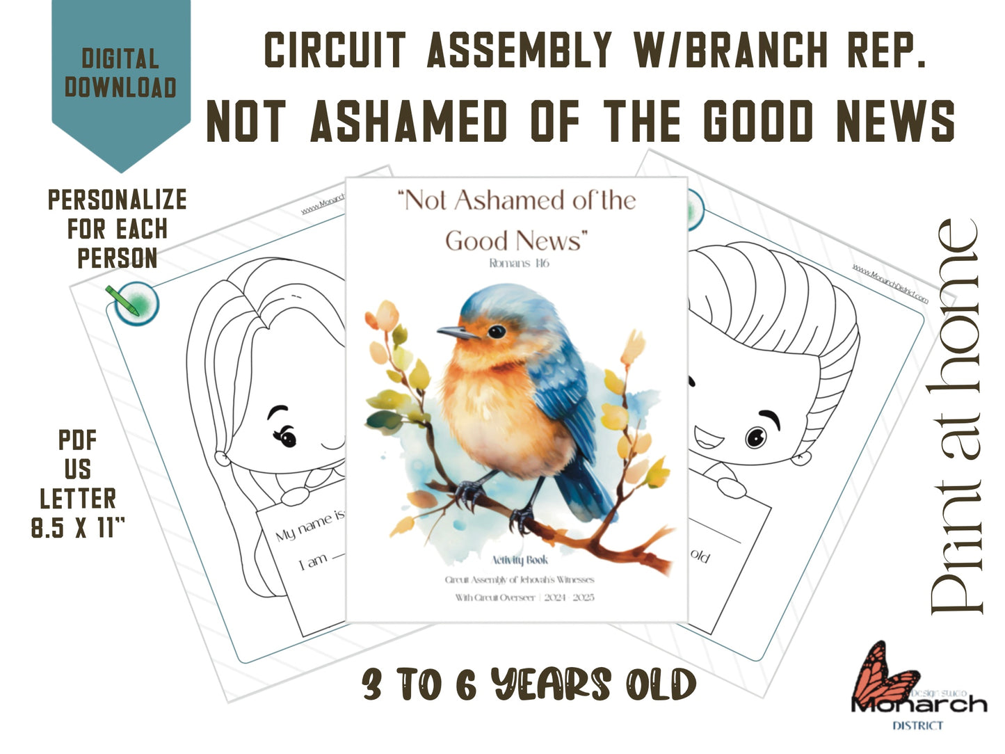 DIGITAL  | ENGLISH Notebook  Circuit Assembly for kids 3-6 YO.  NOT ASHAMED OF THE GOOD NEWS