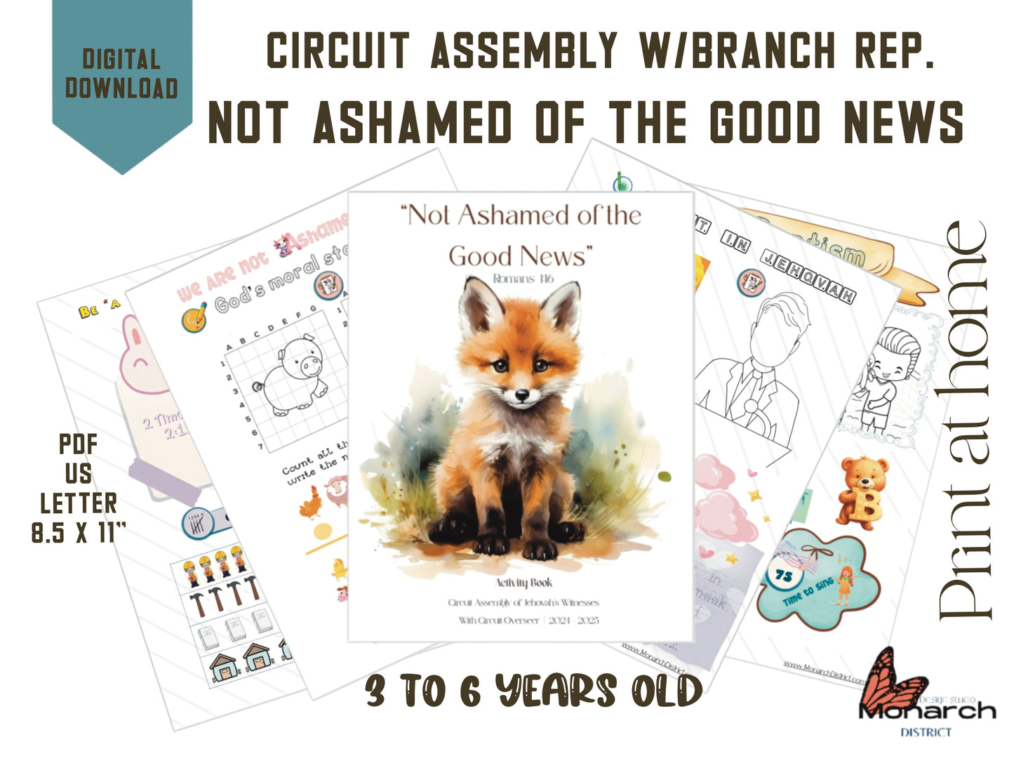 DIGITAL  | ENGLISH Notebook  Circuit Assembly for kids 3-6 YO.  NOT ASHAMED OF THE GOOD NEWS