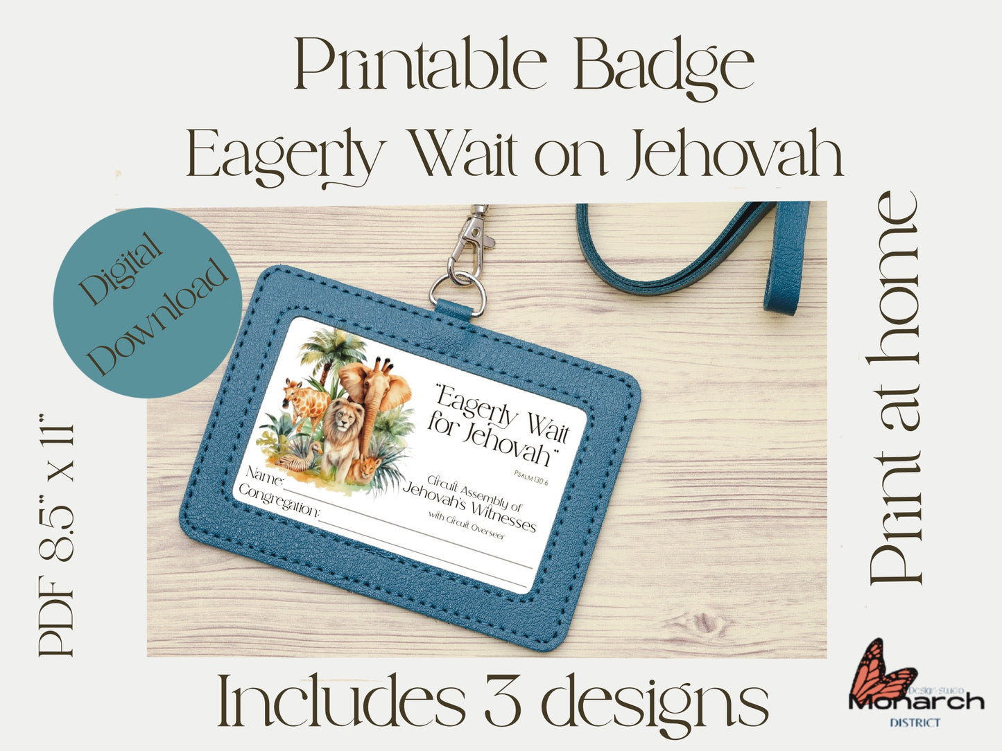 DIGITAL |  Badge Circuit Assembly “Eagerly wait on Jehovah with Service Overseer | ENGLISH