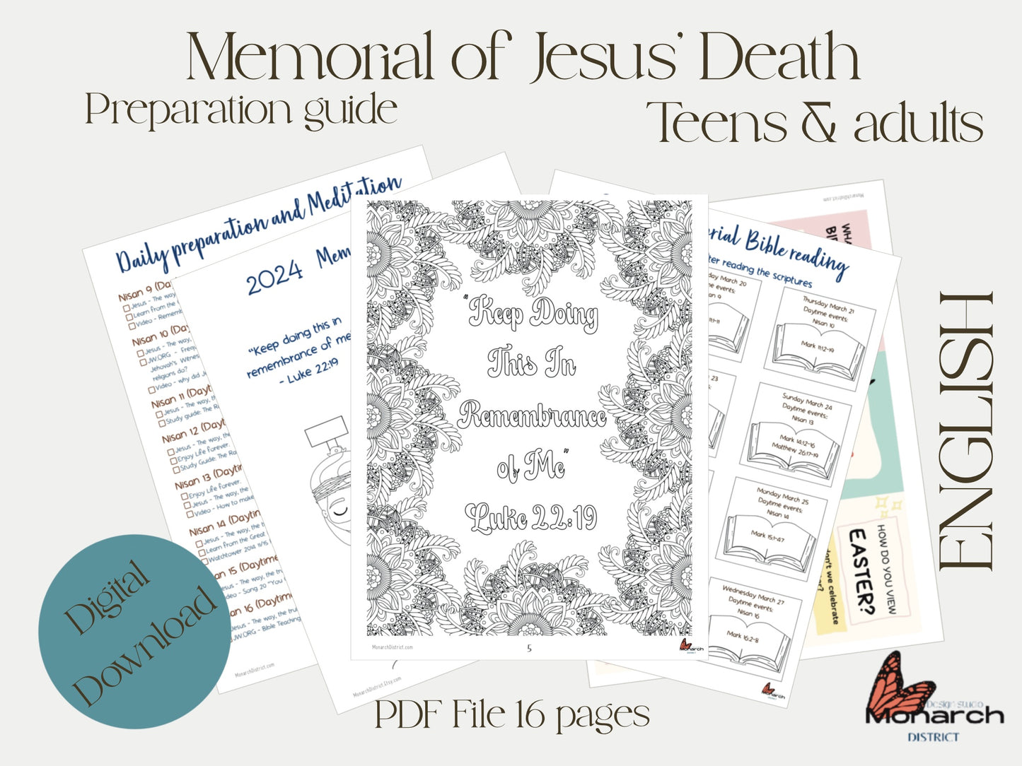 DIGITAL Memorial 2024 preparation guide, Teens and adults ENGLISH