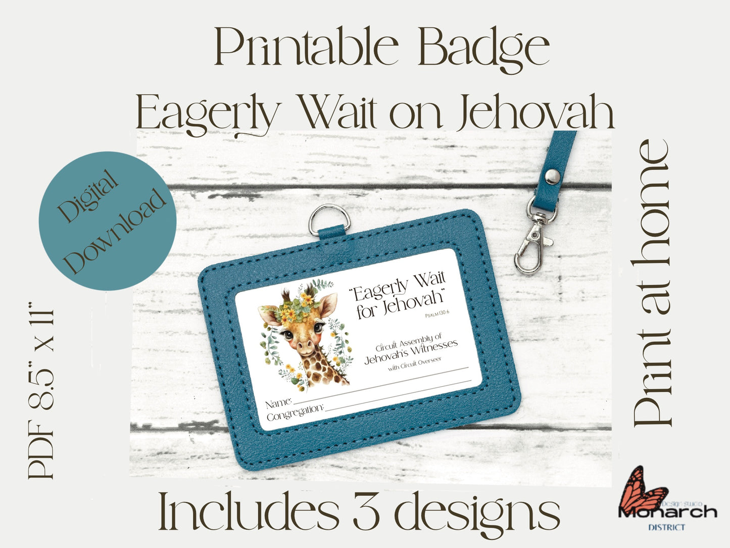 DIGITAL |  Badge Circuit Assembly “Eagerly wait on Jehovah with Service Overseer | ENGLISH