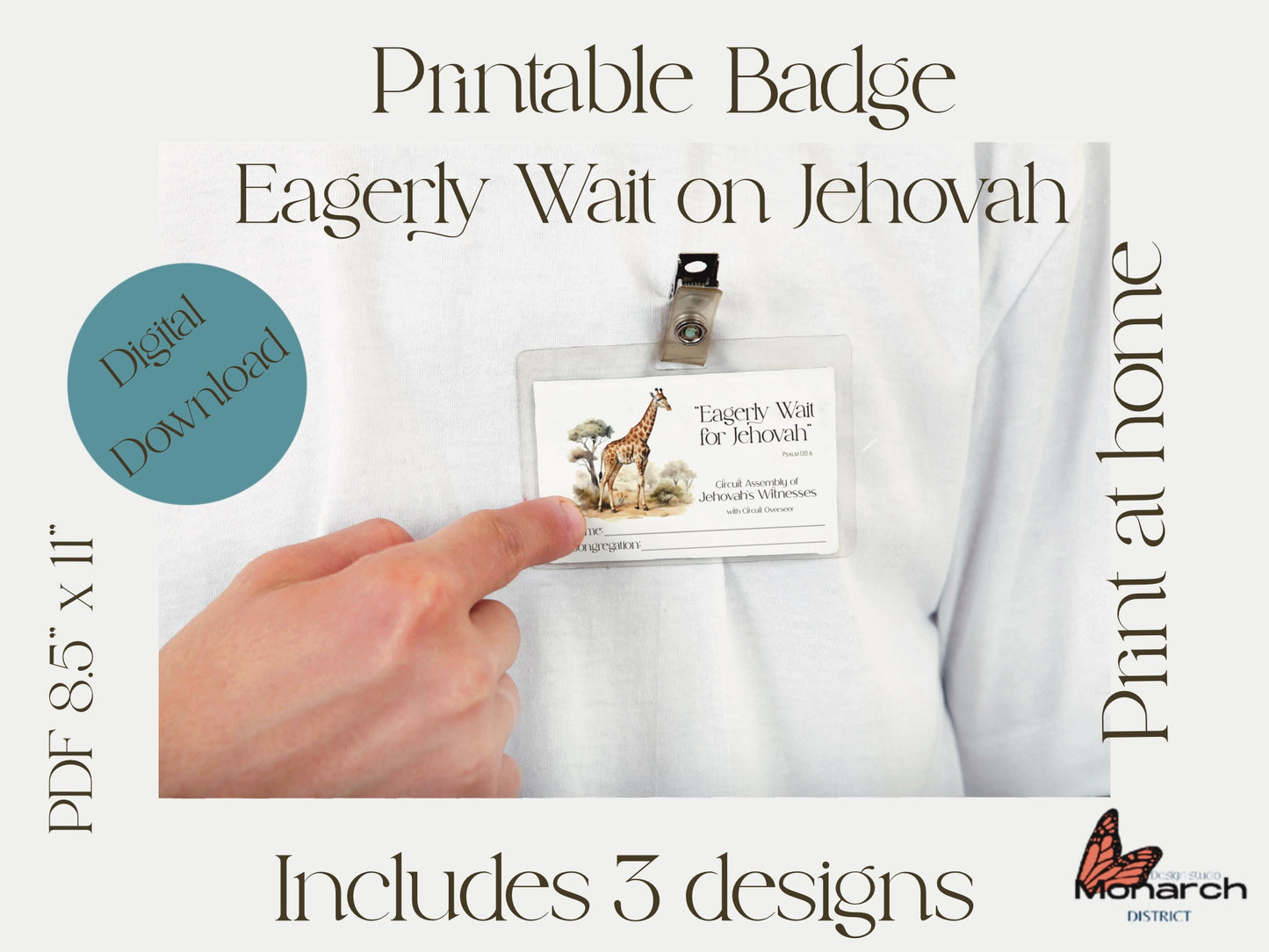 DIGITAL |  Badge Circuit Assembly “Eagerly wait on Jehovah with Service Overseer | ENGLISH