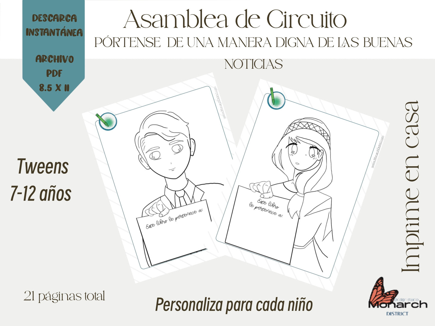 DIGITAL  | ESPAÑOL Libro Asamblea de circuito para 7-12 años. PÓRTENSE DE UNA MANERA DIGNA DE LAS BUENAS NOTICIAS