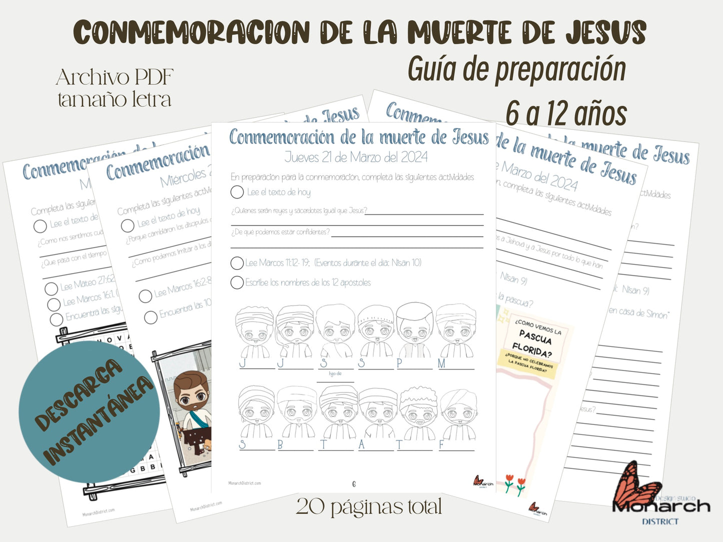 ESPAÑOL DIGITAL Conmemoración 2024 guia de preparacion y estudio, 6-12 años