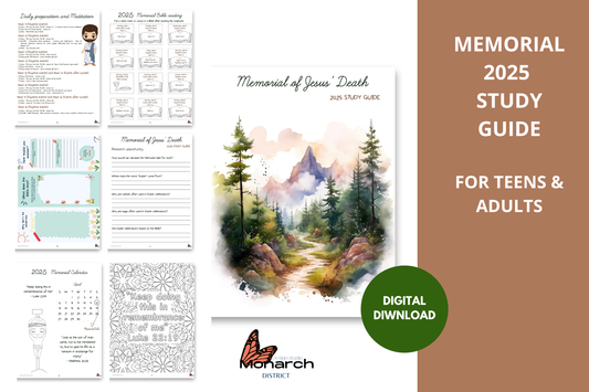 DIGITAL Memorial 2025  Study guide for teens and adults. ENGLISH