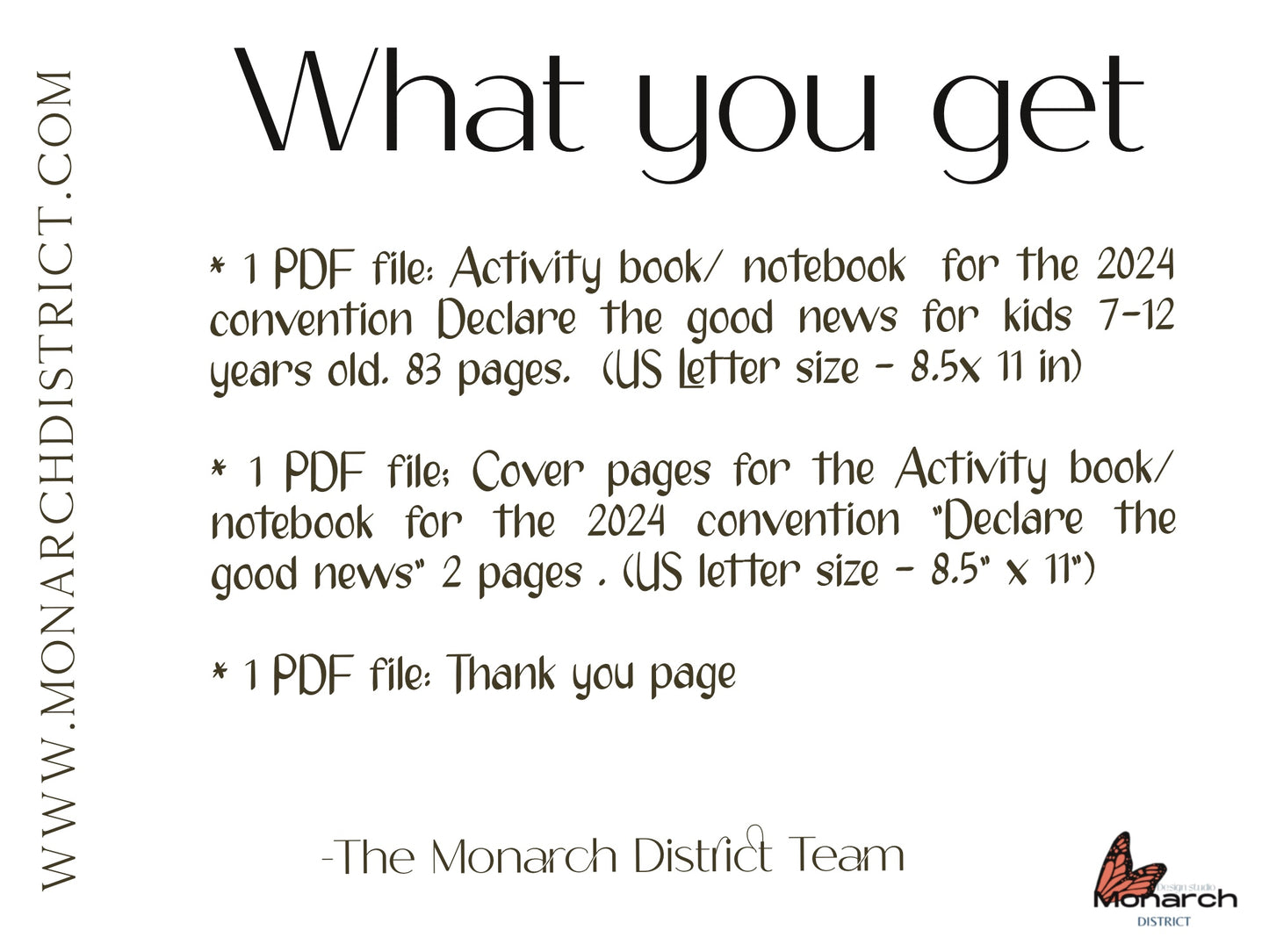 DIGITAL Notebook for tweens 7-12 YO JW 2024 Convention “DECLARE THE GOOD NEWS” ENGLISH